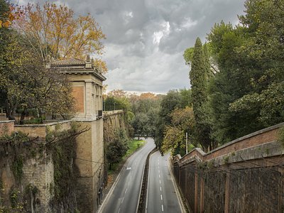 Il Muro Torto dal ponte di Villa Borghese -  | Andrea Jemolo Photographic Archive of Architecture and Art