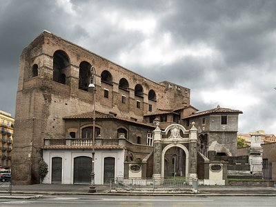 Le Mura presso piazza Fiume con la casa-studio dello scultore Ettore Ferrari -  | Andrea Jemolo Photographic Archive of Architecture and Art