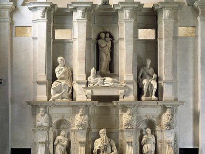 Michelangelo. Il marmo e la mente. La tomba di Giulio II e le sue statue | Andrea Jemolo Archivio Fotografico di Arte e Architettura