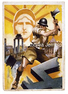 Cartolina delle forze anglo-americane  | Andrea Jemolo