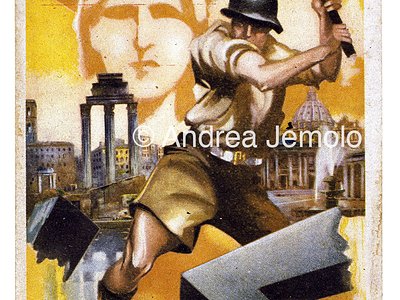 Postcard of anglo-american army in Italy  | Andrea Jemolo