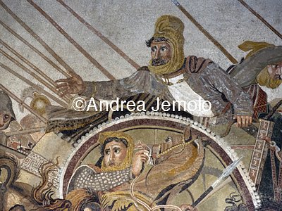 Museo Archeologico Nazionale Pompei - Casa del Fauno - Battaglia di Isso - Dario - Mosaico | Andrea Jemolo