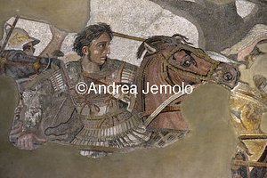 Archaeological National museum Pompeii - House of the Faun - Battle of Issus - Alexander - Mosaic | Andrea Jemolo