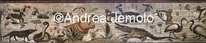 Archaeological National museum Pompeii - House of the Faun - Nilotic Scene - Mosaic | Andrea Jemolo