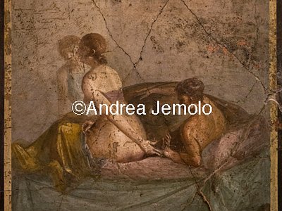 Museo Archeologico Nazionale Pompei - Casa di Cecilio Giocondo - Scena erotica - Cabinetto segreto | Andrea Jemolo