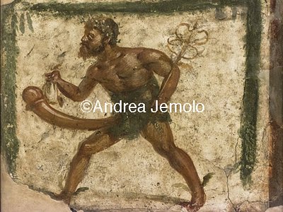 Archaeological National museum Pompeii - Priapus with Caduceus - Priapus-Mercury - Secret Cabinet | Andrea Jemolo