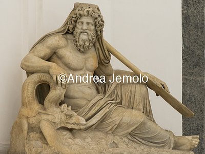 Archaeological National museum Farnese Collection - Statue of Ocean | Andrea Jemolo