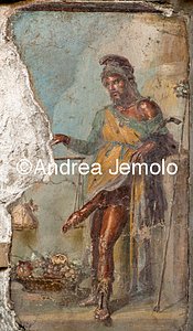House of Vetti - Entry - Fresco with Priapus  | Andrea Jemolo