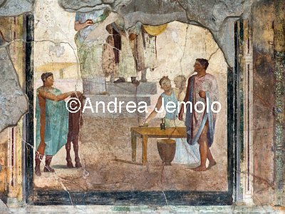 House of the golden cupids - Living room - Jason appearing before King Pelias  | Andrea Jemolo