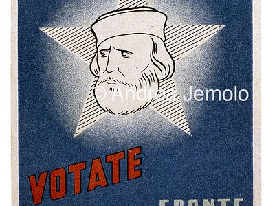 Postcard of propaganda of Italian Comunist Party  | Andrea Jemolo