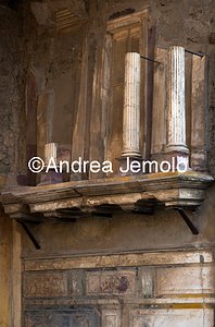 House of the Faun Entrance - Temples in miniature with columns | Andrea Jemolo