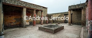 The excavations of Ercolanum House of the Telephus Relief – Atrium | Andrea Jemolo