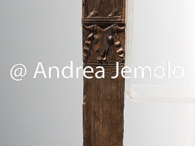 Archaeological Deposit Tripod leg with dancer, wood and ivory, from the Villa of the Papyri | Andrea Jemolo