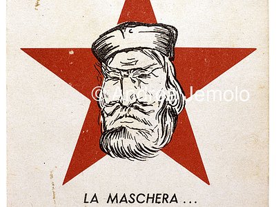 Postcard of propaganda of Democazia Cristiana  | Andrea Jemolo