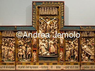 Museo di Capodimonte Polittico con storie della Passione - Alabastro e legno | Andrea Jemolo