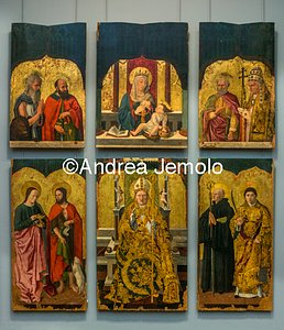 Museum of Capodimonte Madonna with Child and Saints, St. Severin in Throne | Andrea Jemolo