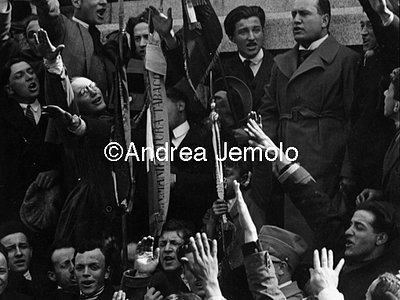 Visit of Mussolini at fascist union of Monopoli Industriali - Modena 09 04 24  | Andrea Jemolo