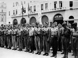 March of the GIL - Youth Italian of Littorio - in Brescia in the presence of Achille Starace  | Andrea Jemolo
