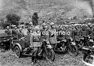 Motorized troops of Armoured Division Littorio in Val D'Aosta  | Andrea Jemolo