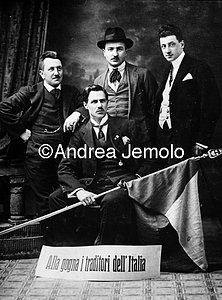 Fascist squads - Group of members of the first directory of Padua  | Andrea Jemolo