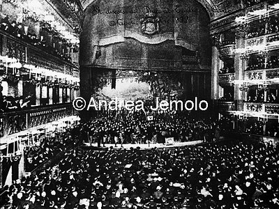 The March on Rome - Mussolini's speech at the Teatro San Carlo - Naples October 24  | Andrea Jemolo
