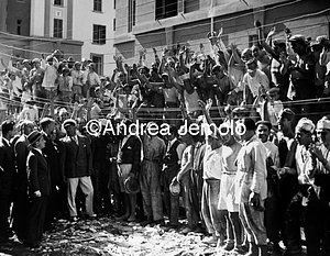 Demolition Forums - Mussolini visit the works that will be inaugurated October 28  | Andrea Jemolo