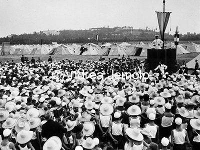 Mussolini's visit to the camp of the avanguardisti  | Andrea Jemolo