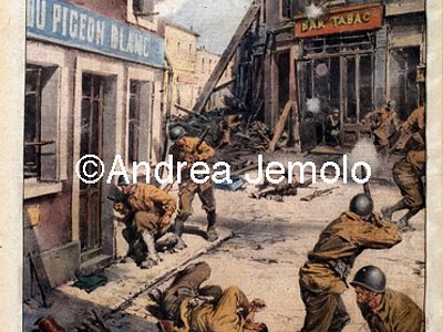 La Domenica del Corriere - Normandy landings  | Andrea Jemolo