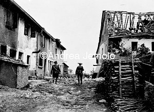 Cesuna few hours after the bombing Austrian  | Andrea Jemolo