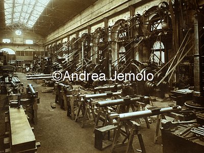 Foundries and steelworks Ansaldo - Cornigliano Construction of war materials | Andrea Jemolo