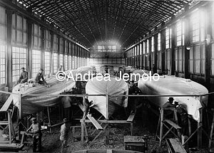 Officine Ansaldo - Motobarche antisommergibili in costruzione Industria bellica | Andrea Jemolo