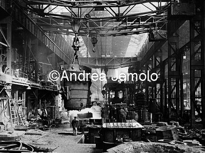 Officine Ansaldo - Transatlantic Duilio - Casting turbine Shipbuilding Industry | Andrea Jemolo