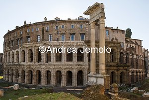 Theatre of Marcellus With the temple of Apollo Sosiano | Andrea Jemolo