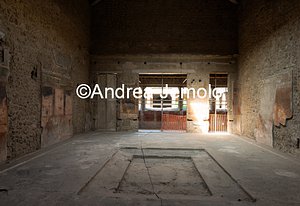 Villa of the Mysteries Tuscan atrium towards peristyle | Andrea Jemolo