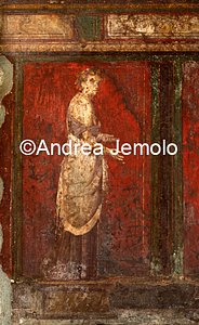 Villa of the Mysteries Decoration with plasters from room of prayer | Andrea Jemolo
