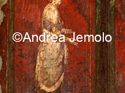 Villa of the Mysteries Decoration with plasters from room of prayer | Andrea Jemolo