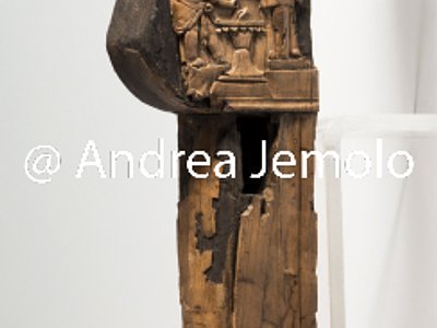 Archaeological Deposit Tripod leg, wood and ivory, from the Villa of the Papyri | Andrea Jemolo