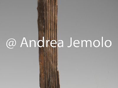 Archaeological Deposit Tripod leg, wood and ivory, from the Villa of the Papyri | Andrea Jemolo