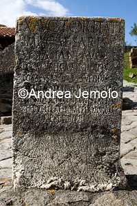 Monumental tombs along Via Stele Inscription of T. Suedius Clemens | Andrea Jemolo
