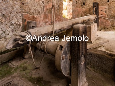 Villa dei Misteri Torcularium - pressa per il vino | Andrea Jemolo