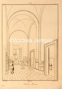 Museo Archeologico Nazionale Musée Royal Bourbon. Vues et descriptions des galeries, tav. 9 | Andrea Jemolo