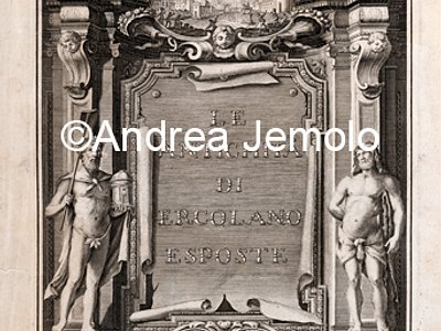 Archaeological National museum Title page of Le Antichità di Ercolano esposte,I | Andrea Jemolo