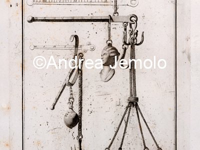 Museo Archeologico Nazionale Due bilance in "Antichità di Ercolano. Rami inediti" II | Andrea Jemolo