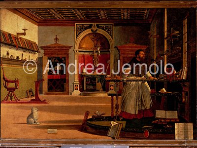 Scuola di San Giorgio degli Schiavoni St. Augustine in His Study | Andrea Jemolo