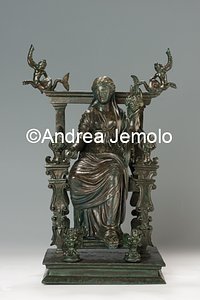 Museo Archeologico Nazionale Fortuna seduta in trono bronzo, Pompei | Andrea Jemolo