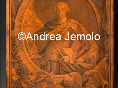 Archaeological National museum Matrix with portrait of Charles III of Bourbon, King of Spain and the Indies - copper - "Antichità di Ercolano.Rami inediti" | Andrea Jemolo