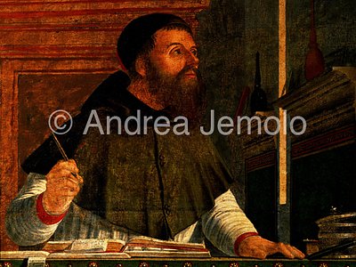 Scuola di San Giorgio degli Schiavoni St. Augustine in His Study - Bust | Andrea Jemolo