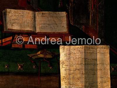 Scuola di San Giorgio degli Schiavoni Sant'Agostino nel suo studio – Pentagramma | Andrea Jemolo