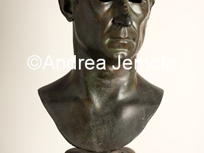 Museo Archeologico Nazionale Busto di Lucio Calpurnio Pisone Pontefice, bronzo, Villa dei Papiri, Ercolano | Andrea Jemolo