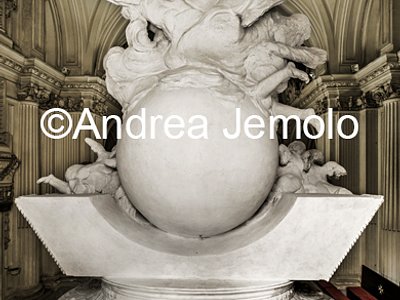 Chiesa di Santa Maria del Priorato Altare maggiore con statua di San Basilio - Dal retro | Andrea Jemolo